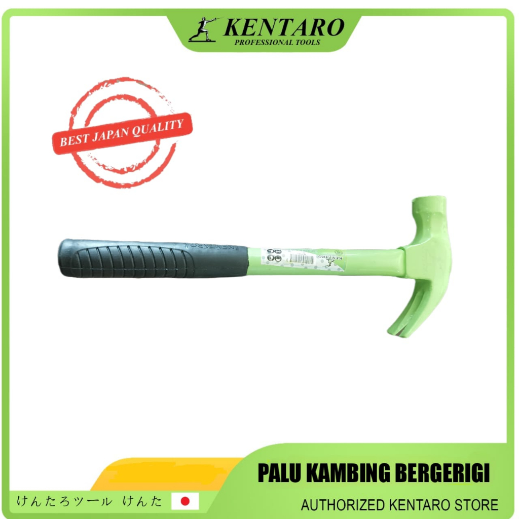 PALU KAMBING BERGERIGI KEPALA KAMBING H/PIPA BESI GERIGI+MAGNET KENTARO JAPAN