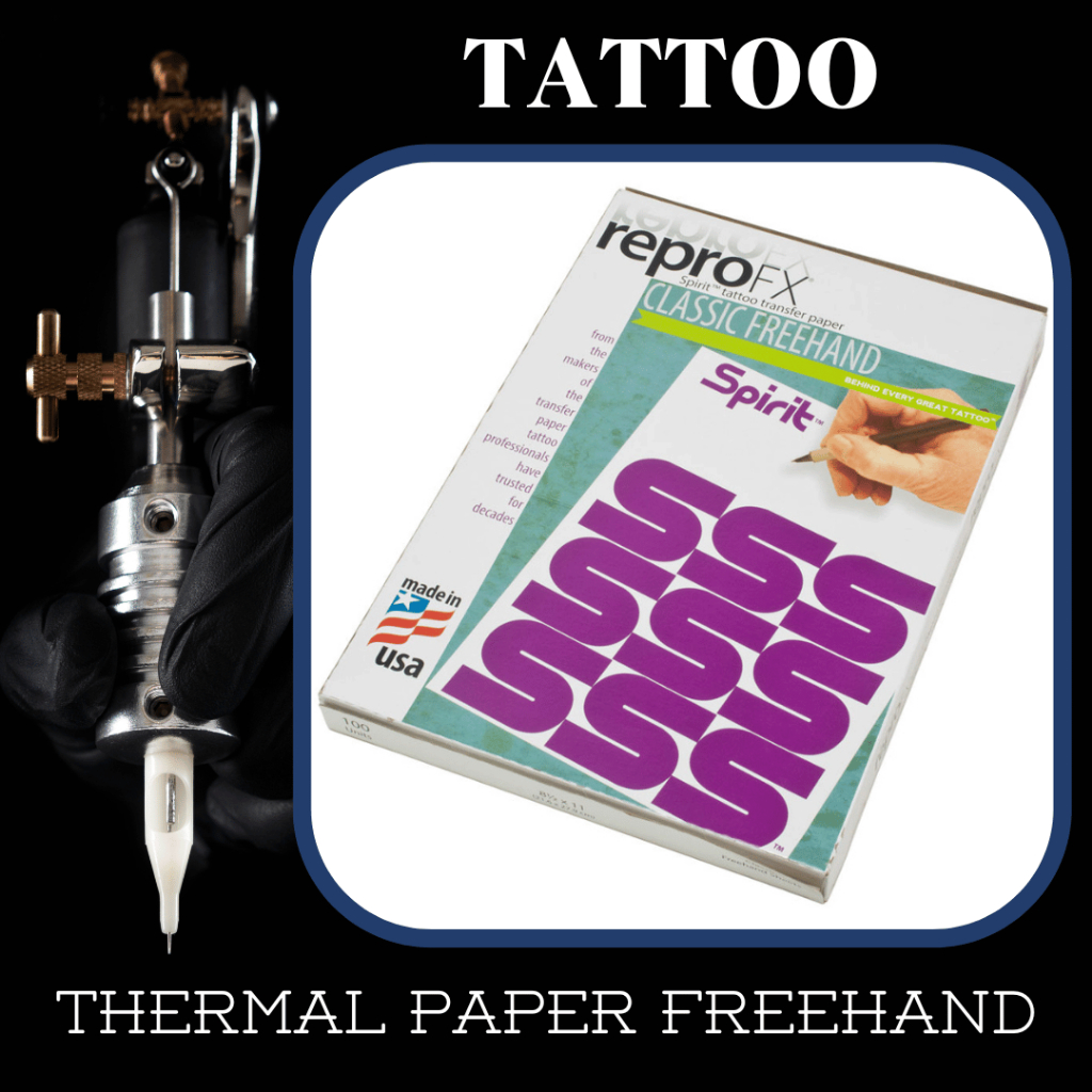 

Thermal Paper Transfer Paper Kertas Jiplak Tato Tattoo Freehand (Kertas) SPIRIT asli USA