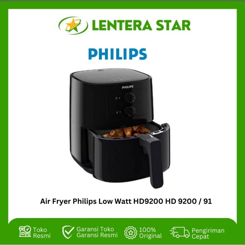 Air Fryer Philips Low Watt HD9200 HD 9200 / 91