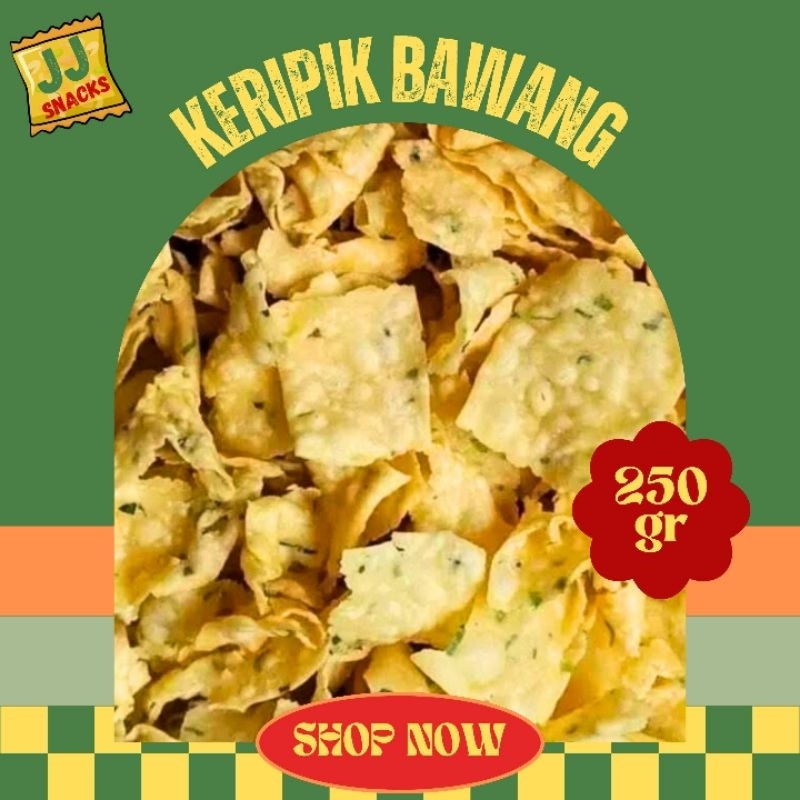 

JJ Snack Keripik Bawang 250gr