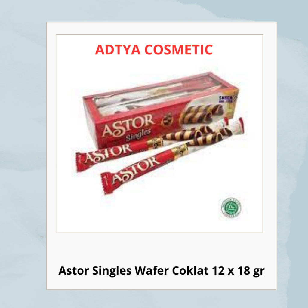 

Astor Singles Wafer Coklat 12 x 18 gr