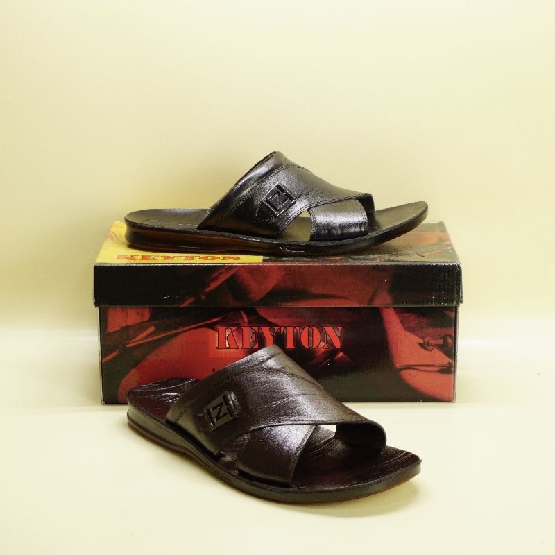 Keyton sandal pria kulit 100% original (537)