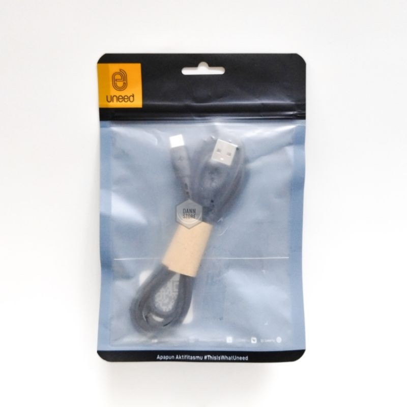 Kabel Data Charger Uneed USB Type C 2A - UCB49