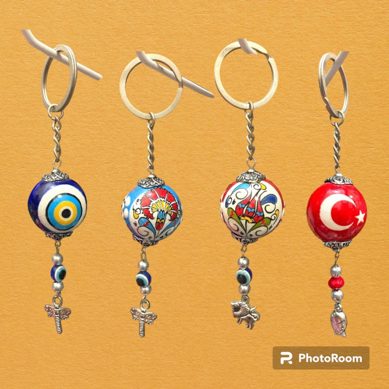 PROMO Gantungan Kunci Souvenir Turki Evil Eye / Nazar Boncuğu LIMITED EDITION