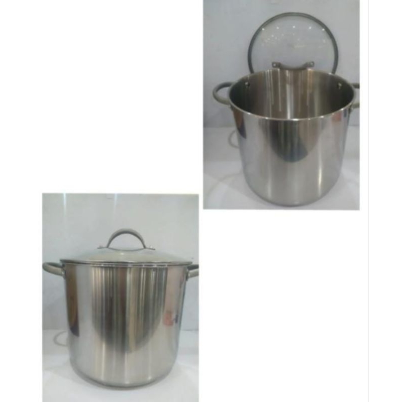 STOKPOT MAXIM EXPORT 28CM BAHAN STAINLESS TEBAL