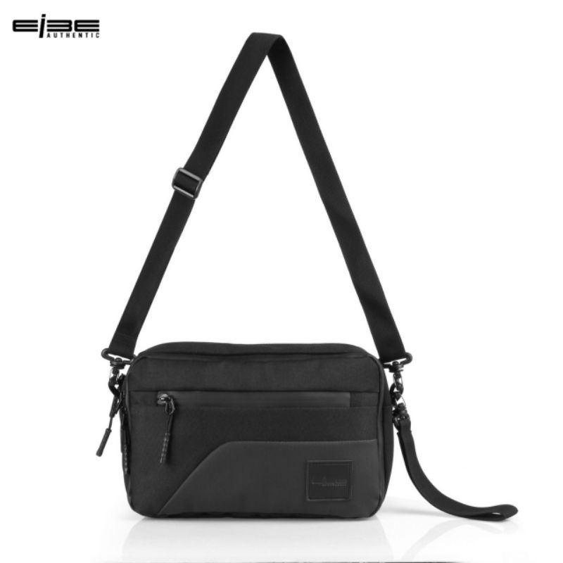 Sling bag Premium Tas Selempang waterproof anti air Hand bag Warna hitam eibe [ HUNTERA ]