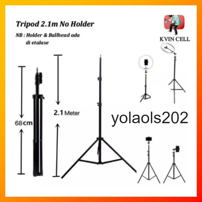 TRIPOD HP TERBARU  TRIPOD 2 METER / TRIPOD 2.1 METER MURAH