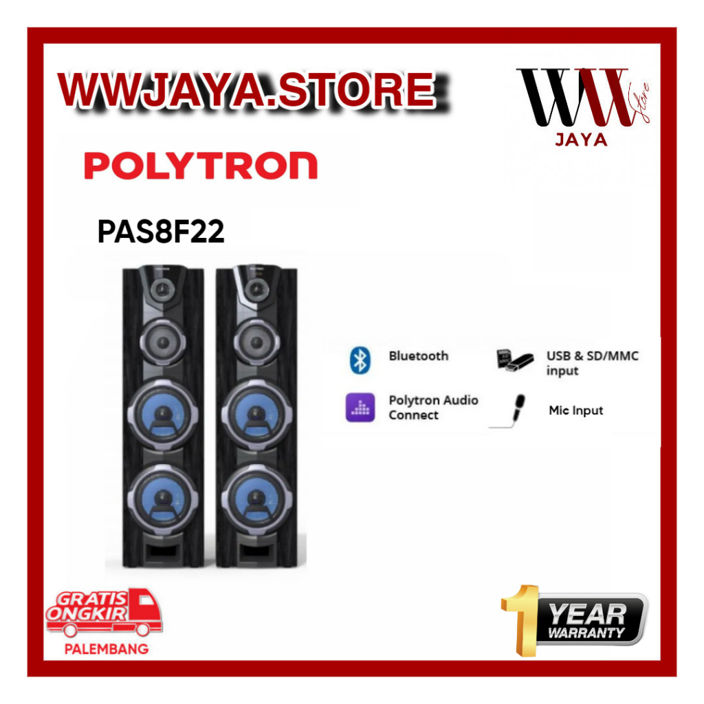 Speaker Bluetooth Aktif Polytron PAS8 Speaker Aktif Polytron