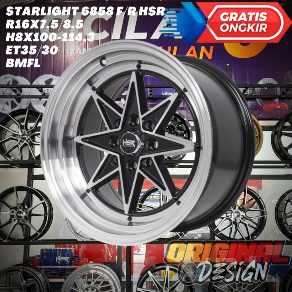 Velg Mobil Ring 16 CELONG HSR STARLIGHT R16 VIOS SOLUNA AVANZA  LIVINA