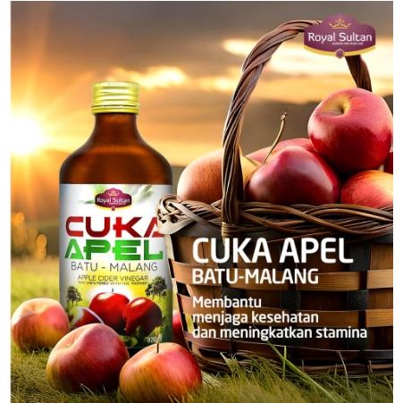 

Cuka Apel Batu Malang Royal Sultan BPOM Original 320ml