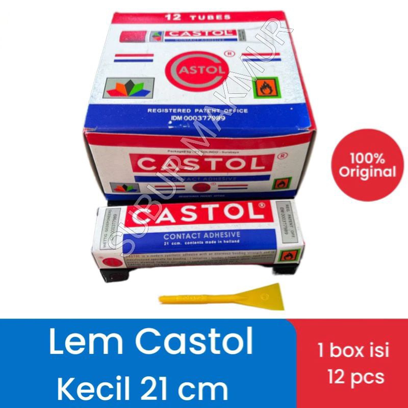 

(1Lusin) LEM CASTOL KECIL CONTACT ADHESIVE TUBE KECIL 21CC ASLI / LEM CASTOL TANGGUNG
