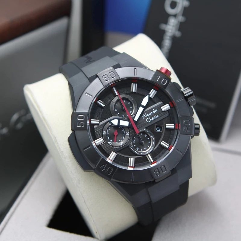DIJUAL JAM TANGAN ARLOJI PRIA COWOK ALEXANDRE ALEXANDER CHRISTIE CRISTIE KRISTI AC6649MC AC6649 AC 6