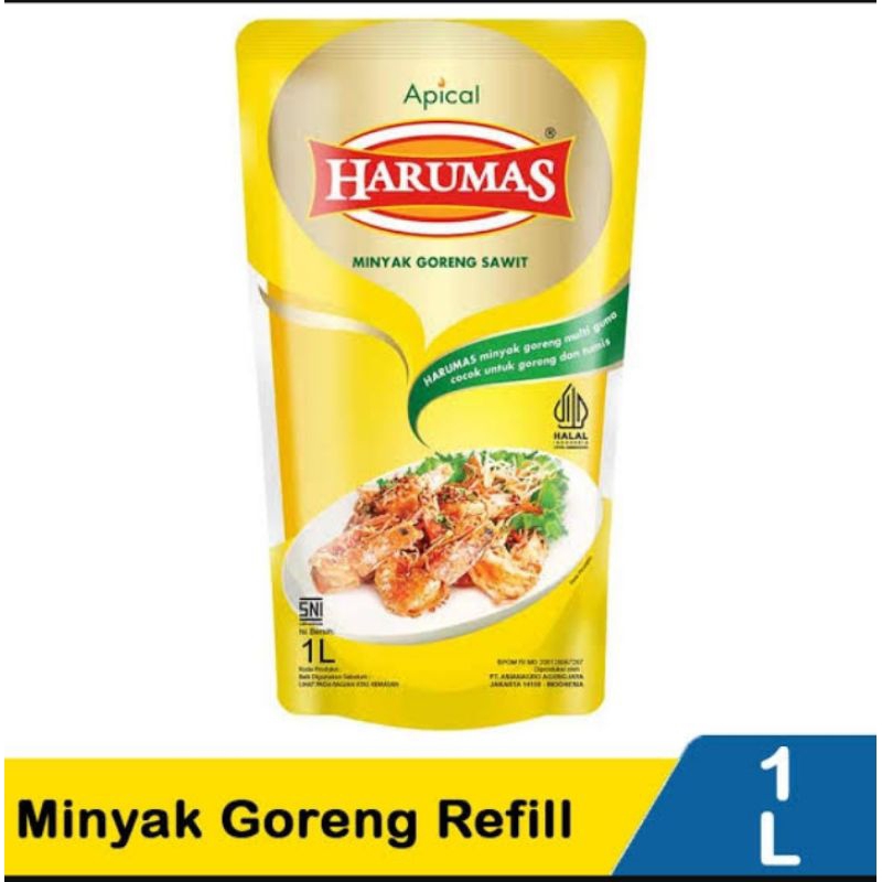 

Minyak Goreng Harumas 1L Pouch