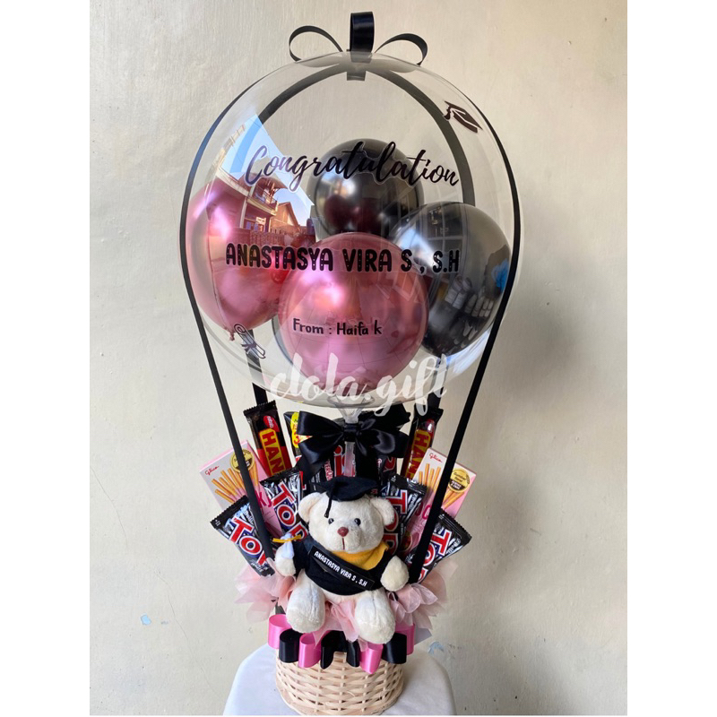 

Buket balon wisuda| Buket snack murah| Bucket boneka wisuda| Ballon Bouquet wisuda