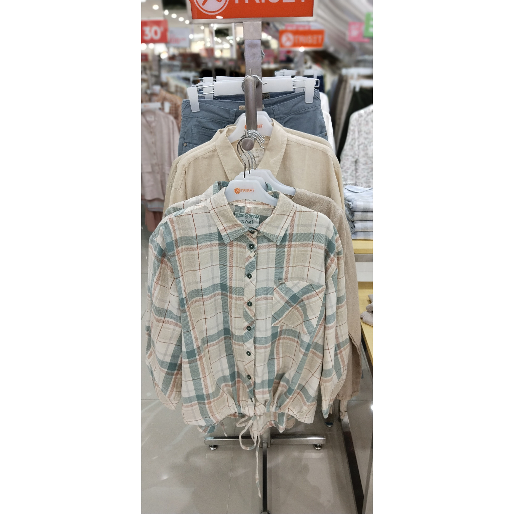 Kemeja blouse triset ladies