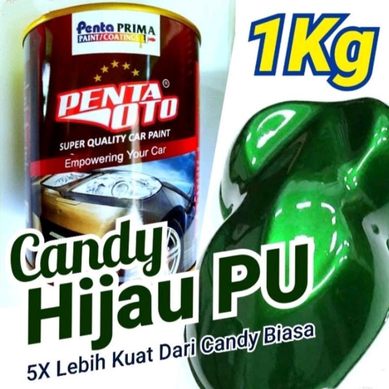 Cat Candytone Candy Green PC 060 PU Penta Oto Candy Tone Hijau