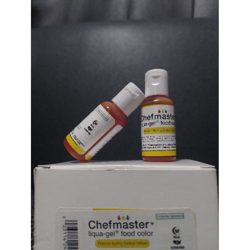 

XMASTER PEWARNA MAKANAN CHEF MASTER LIQUA GEL FOOD COLOURING 20GR CHRISMAS RED LEMON YELLOW LEAF