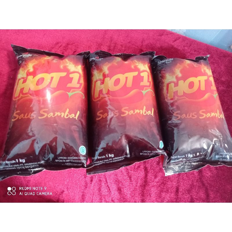 

saus hot 1 berat 1 kg