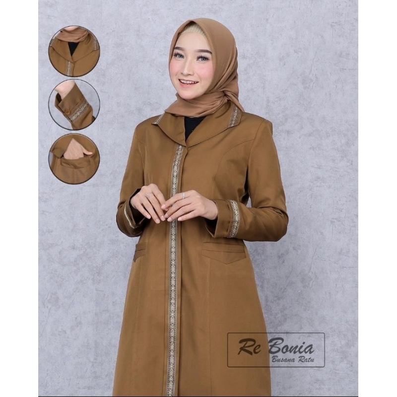 NEW BLEZER REBONIA/BAJU GURU MODEL TUNIK TERBARU LIS