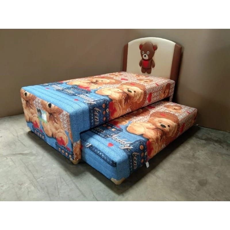 Springbed Sinomax Bed Dorong 3D Teddy By Empire