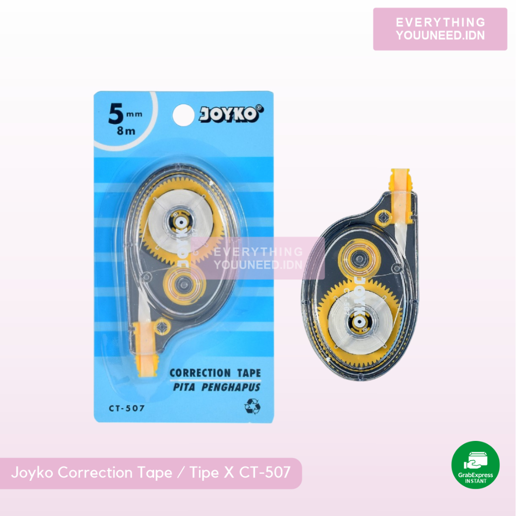 

Joyko Tipe X | Correction Tape | Pita Koreksi CT-507