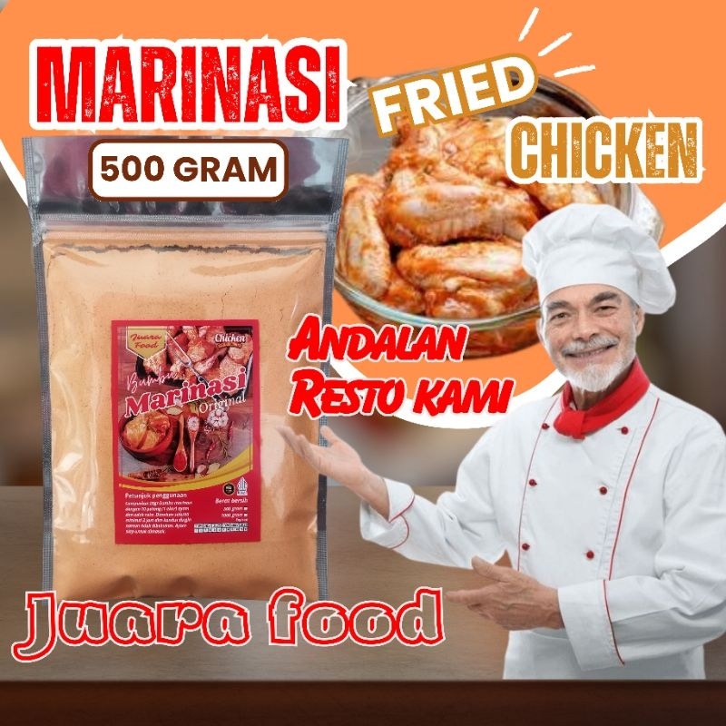 

BUMBU MARINASI 500 gram fried chicken juara food