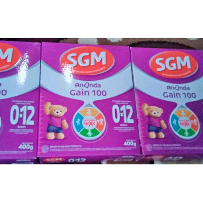 susu sgm gain 0-12 bulan