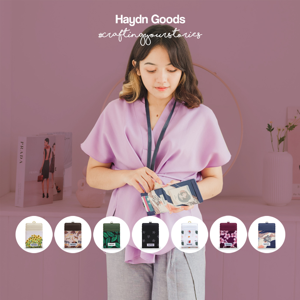 

Haydn Goods Eternia - Dompet Lanyard Card Gantungan ID Card Name Tag Wanita