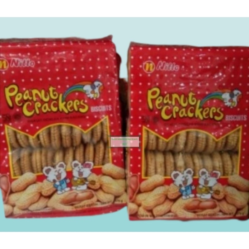 

Nitto Peanut Crackers Biskuit Nissin Dengan Krim Kacang