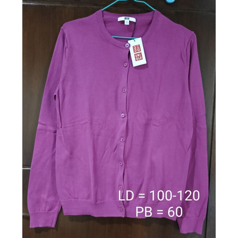 Cardigan Basic UNI New Magenta