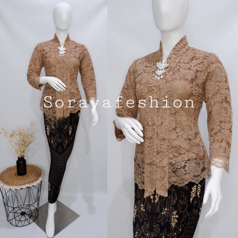 Atasan Kebaya Brokat Kartini /  Kebaya Brokat Kartini / Kebaya Remaja Wisuda