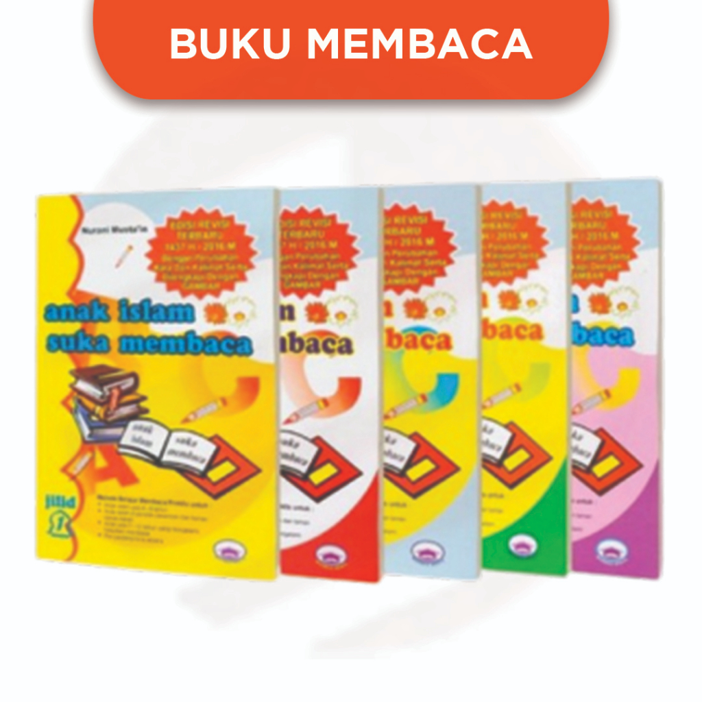 Buku Anak ISLAM Pintar Membaca Jilid 1-5