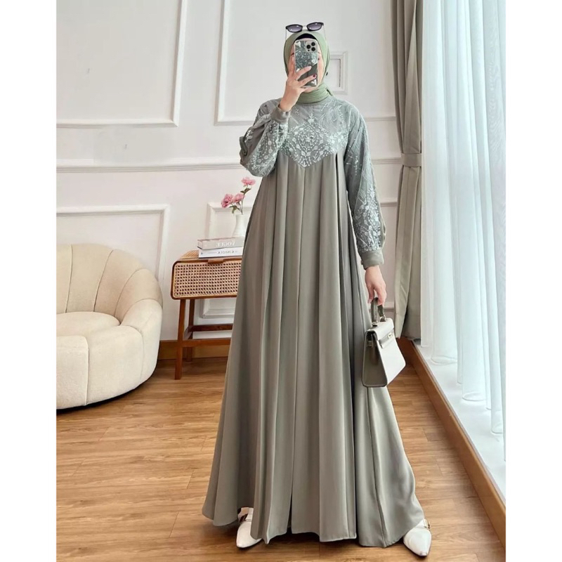 gamis payung model terbaru