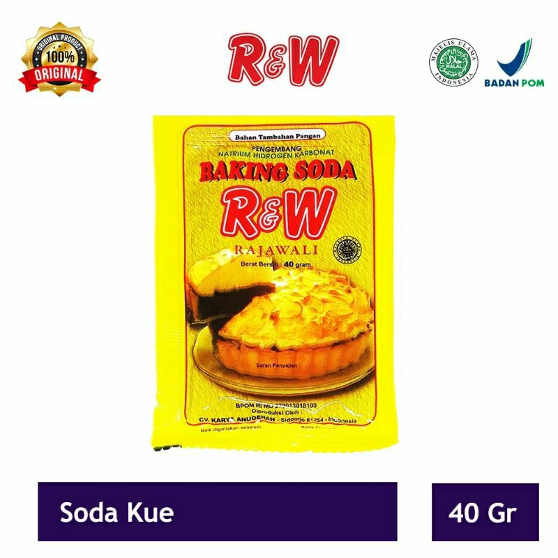 

Baking Soda Pengembang Kue Rajawali 40gr