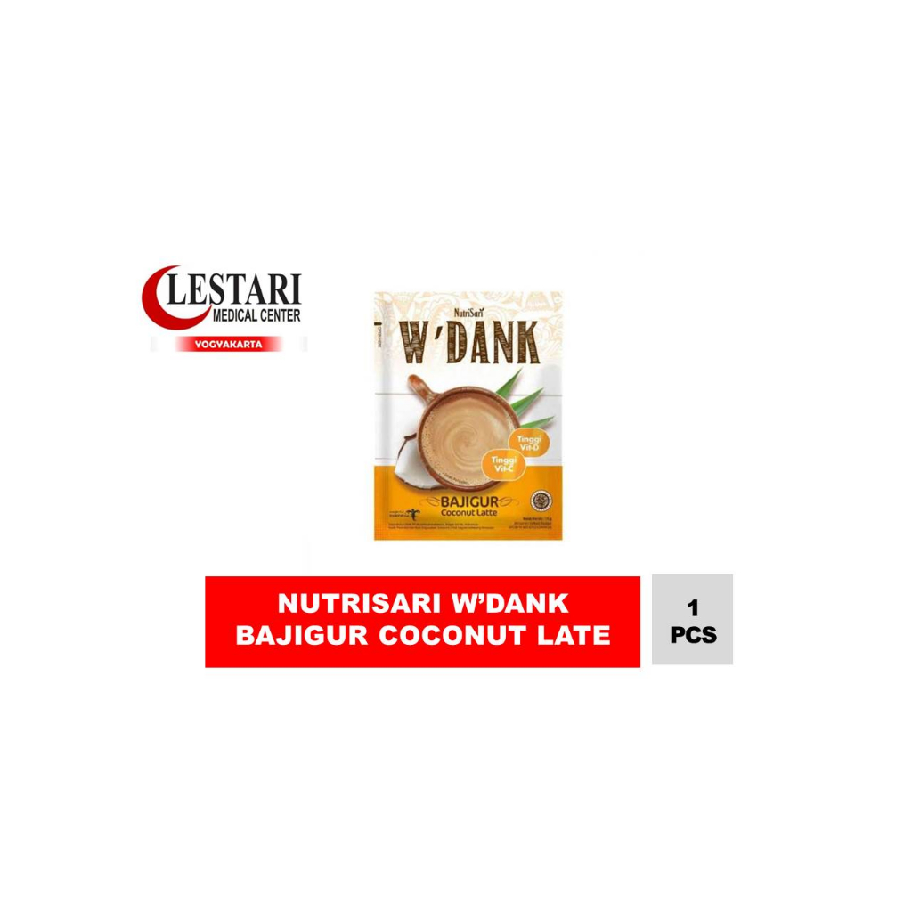 

Nutrisari w'dank rasa bajigur wedang 1 sachet