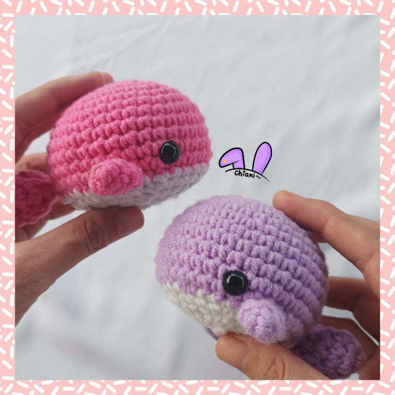 GANTUNGAN KUNCI PAUS || BONEKA RAJUT PAUS || AMIGURUMI PAUS / WHALE