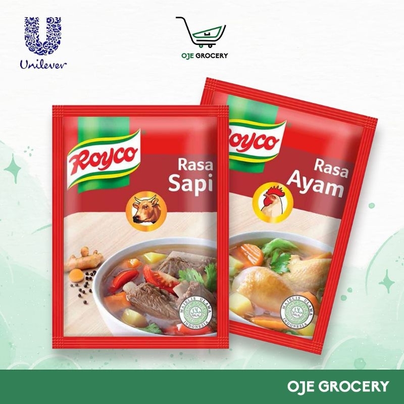 

ROYCO 230gr - PENYEDAP RASA KALDU SAPI DAN AYAM