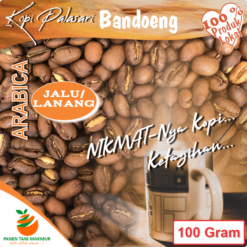 

Kopi Palasari Arabica Jalu Lanang - Nikmat Panen Tani Makmur Bandoeng - Bandung 100 Gram