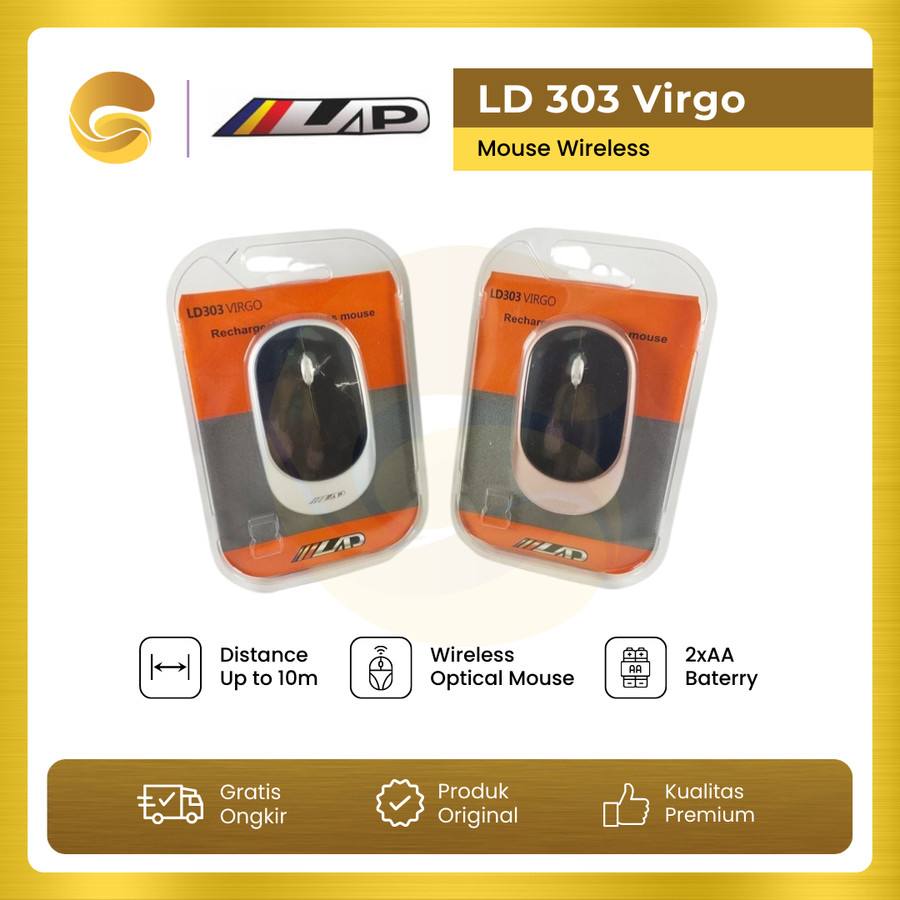 LAD Mouse Wirelles LD 303 Libra Tanpa kabel LD303 Mouse Murah LD-303