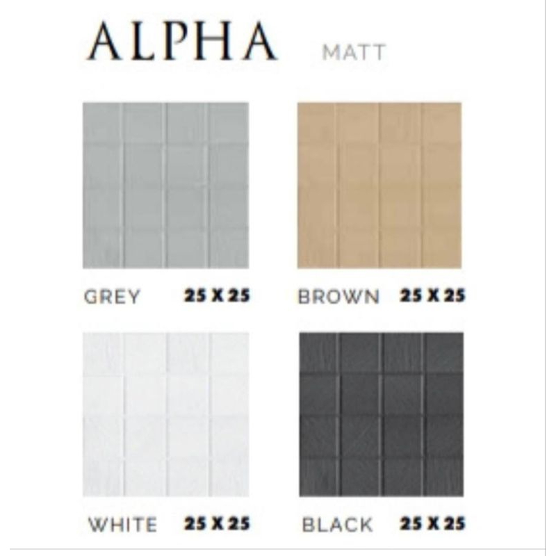 Keramik Asia Tile Alpha matt ukuran 25x25