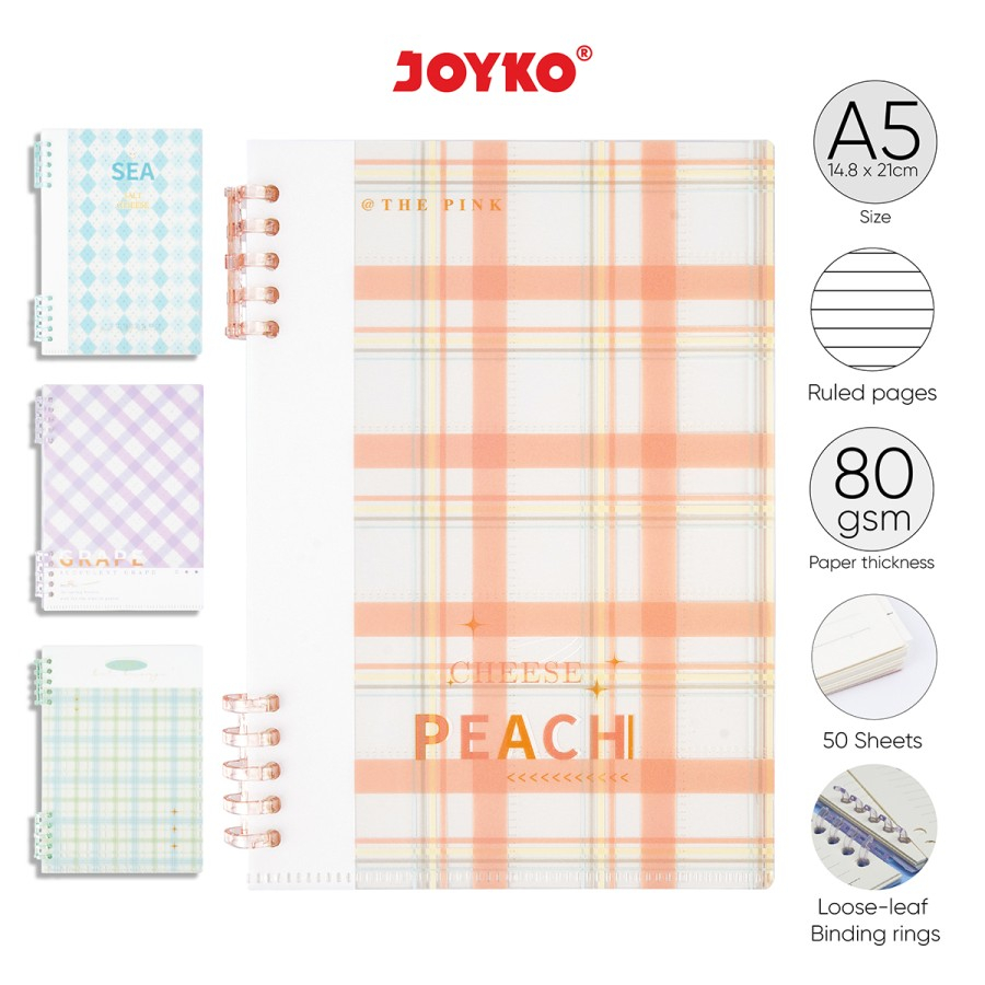 

Ruled Notebook Buku Tulis Catatan Bergaris Joyko NB-723 A5