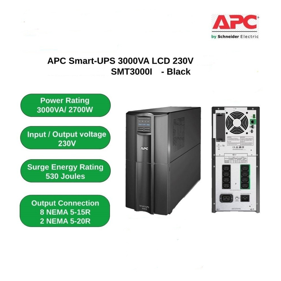 UPS APC SMART SMT3000i 3000VA 2700Watt