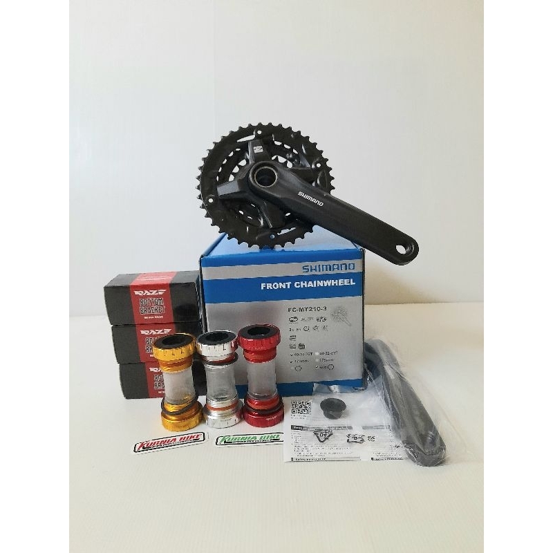 crank shimano altus mt210 + BB raze