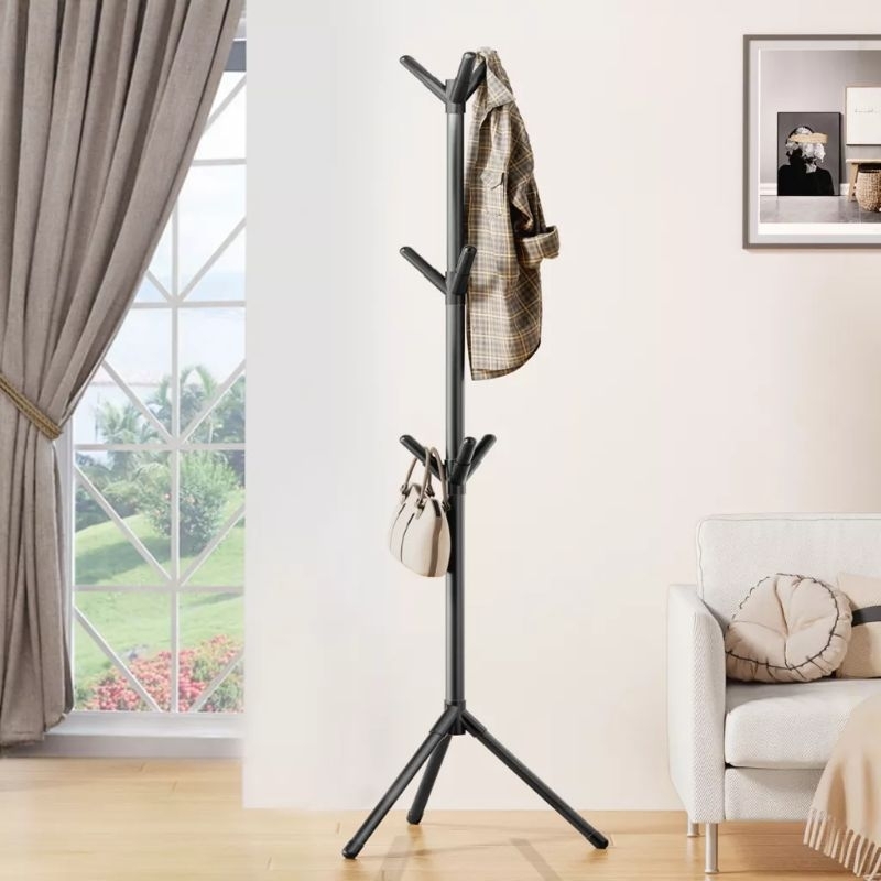 Stand Hanger, Gantungan Serbaguna, Gantungan berdiri/Topi/Tas/Baju/Helm