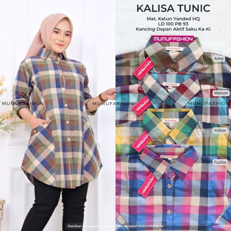 MUMU - KALISA TUNIK ATASAN TUNIK WANITA TERBARU BY MUMUFASHION