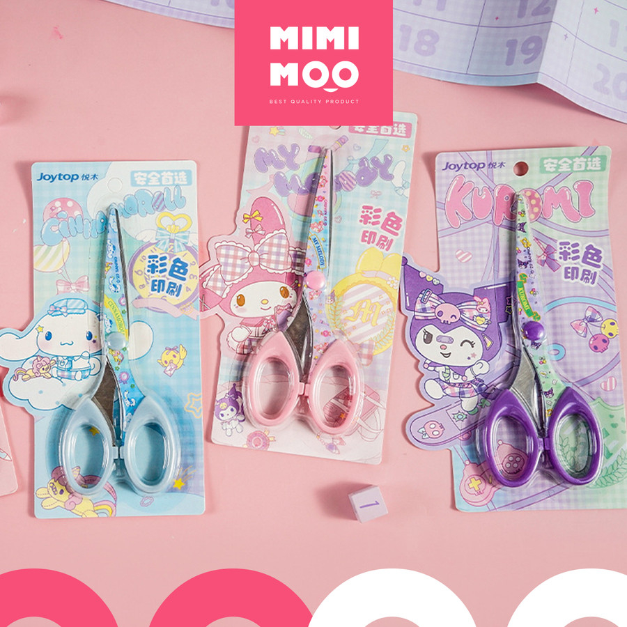 

MIMIMOO Gunting Karakter Lucu Sanrio Cinnamoroll Kuromi My Melody