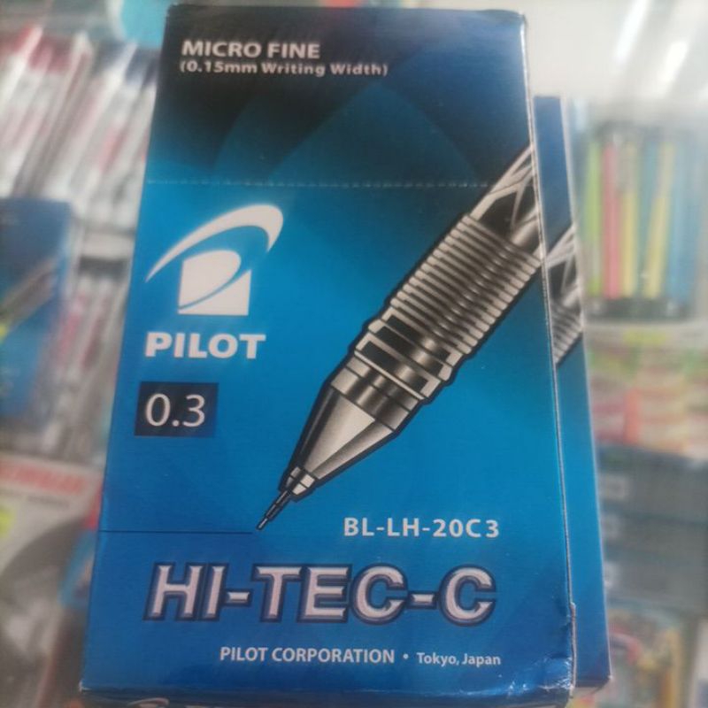 

Hi-tech-c / HI TECH C 0.3 / PILOT ORIGINAL / pulpen / pen / pen maknani