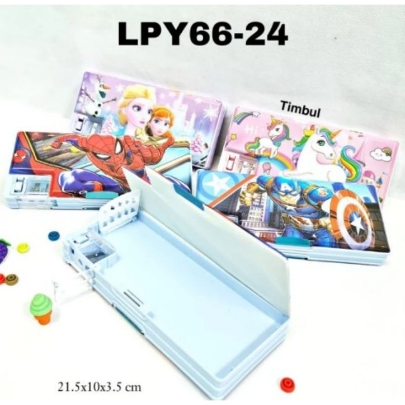 

SJS kotak pensil magnet 10X22 timbul tipe A/kotak pensil/pencil case-LPY66 24