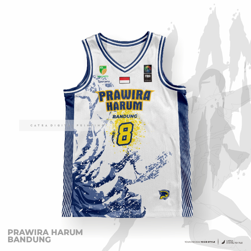 Jersey Prawira Harum Bandung Basketball