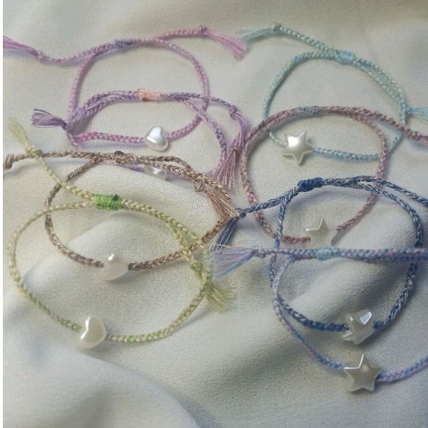 Gelang Kepang Manik Handmade